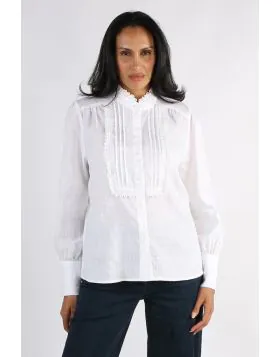 Zoe Kratzmann Haze Top In Porcelain