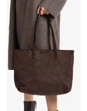 Unisa Zpaulin Bag In Chocolate