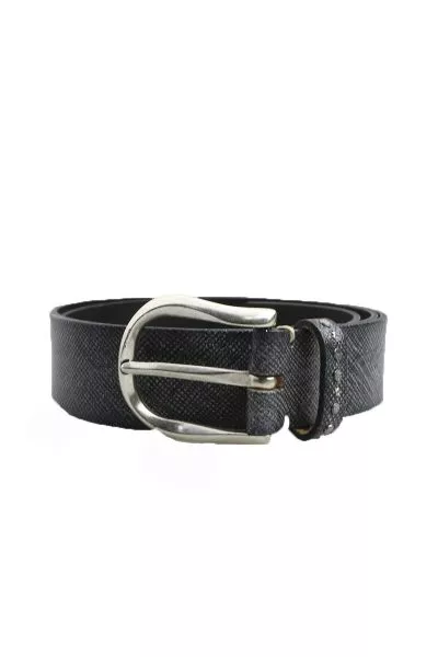 Sparkle Leather Belt By B.Belt In Black