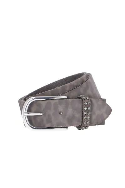 B Belt Leopard Belt In Brown