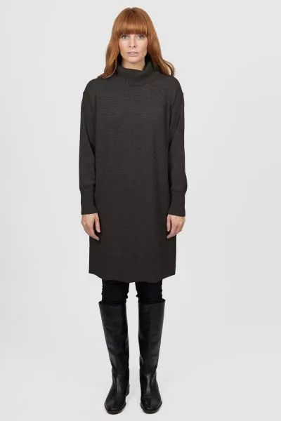 Bridge and Lord Sweater Dress In Olive