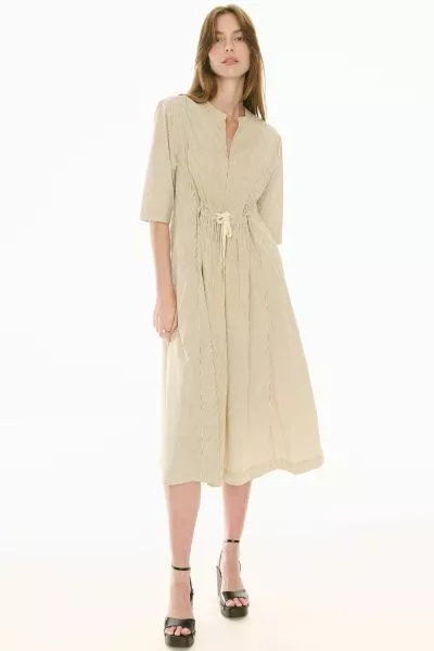 POL Fable Dress In Ivory