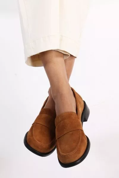 Classic Loafer In Saddle Pony Skin By Sempre Di