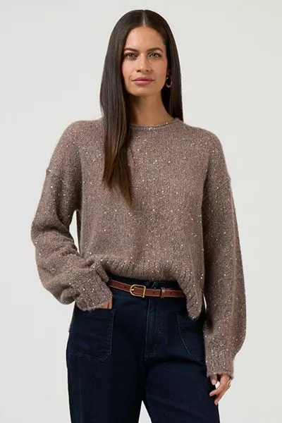 Loobies Story Ritz Jumper In Walnut