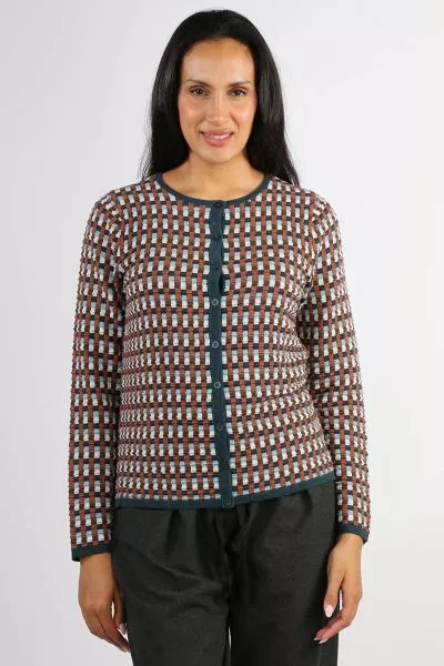 Mansted Emilia Cardigan In Sienna