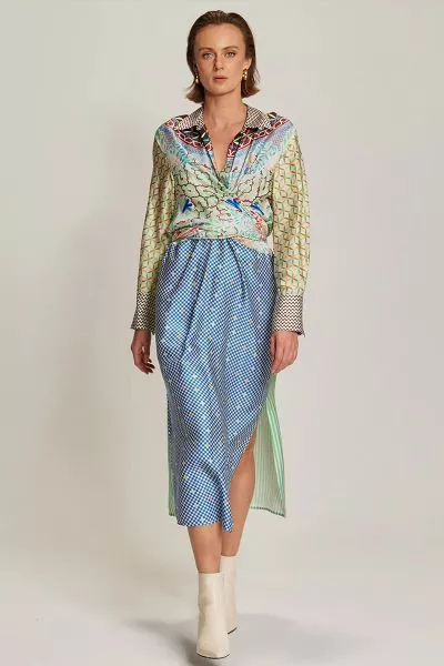Me369 Brielle Shipibo WT Dress In Multi