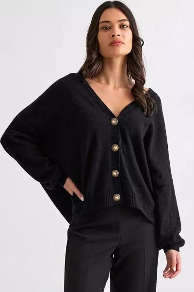 Mia Fratino Nova Cardigan In Black