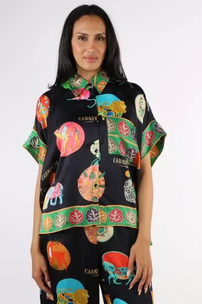 Rubyyaya Down Under Shirt In Black