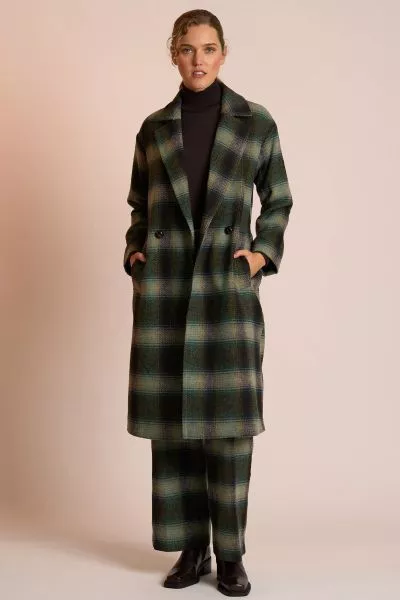 Neris Saxon Coat In Check