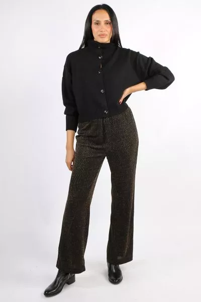 Spanner Wide Leg Palazzo Pant In Bronze