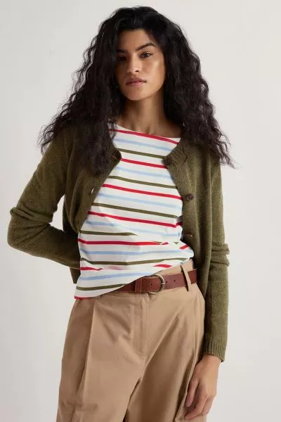 Seasalt Tern Tide Cardigan In Grass