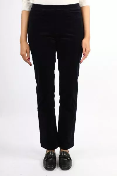 Vassalli Straight Leg Bay Cord Pant In Midnight