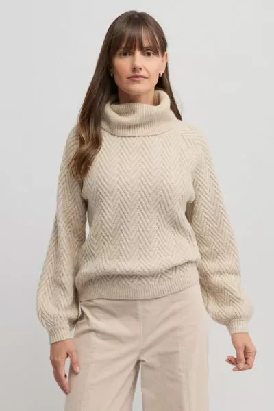 Yarra Trail Hudson Knit In Almond