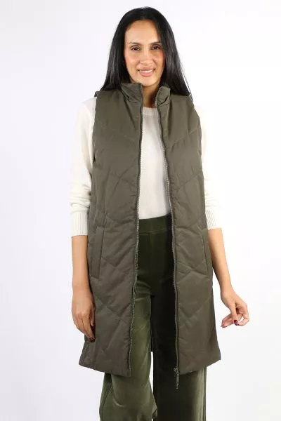 Yarra Trail Timberland Loden Puffer Vest 