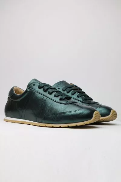Zeta Innox Metallic Sneaker In Emerald