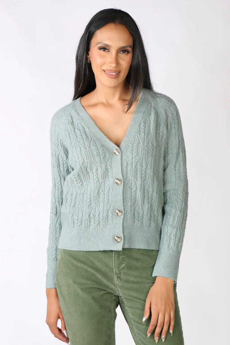 Reads Online Pattern Cable Cardigan In Dew By Jump