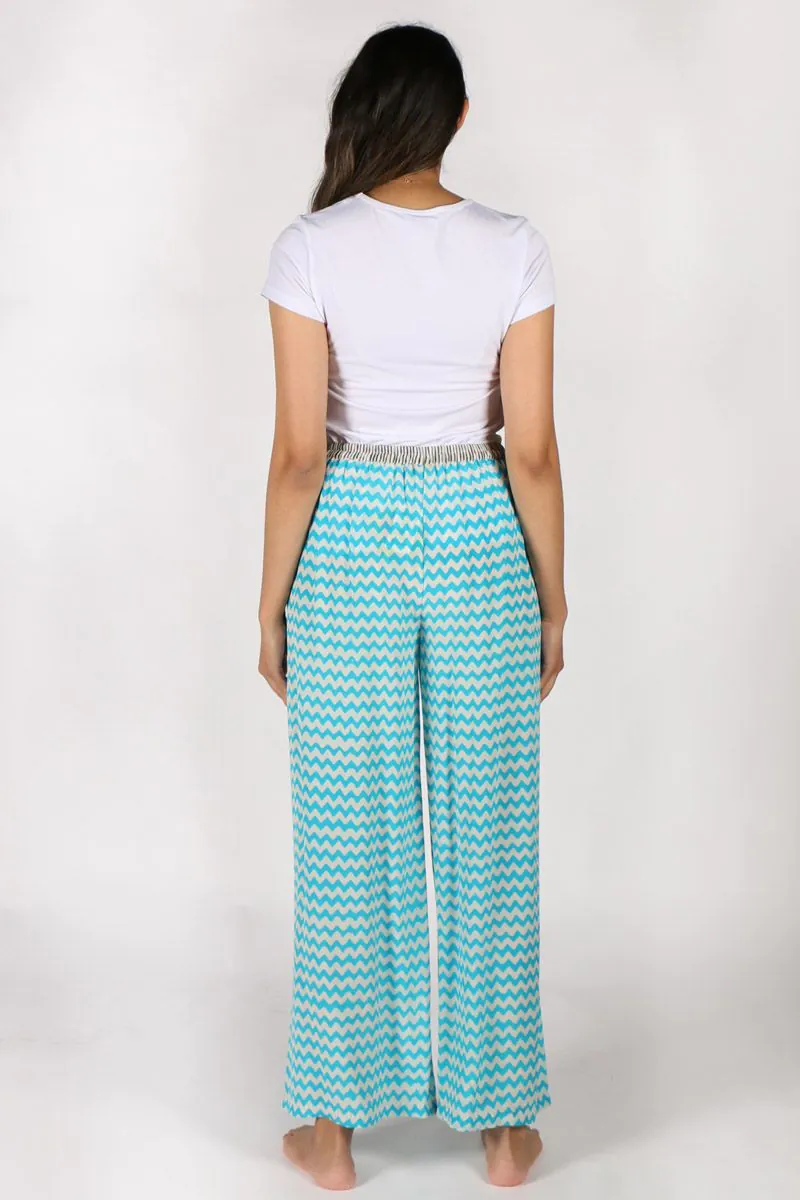 Printed palazzo pants online clearance