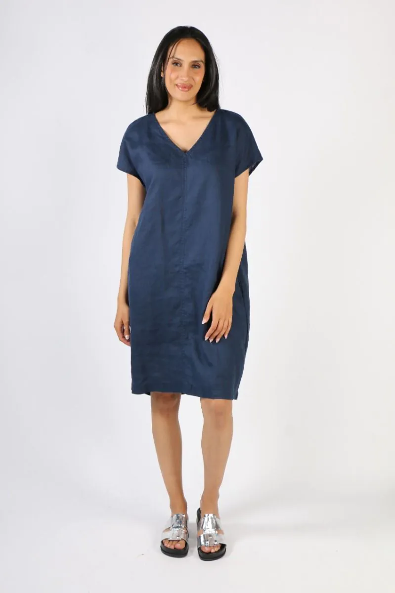 Laura navy blue dress best sale