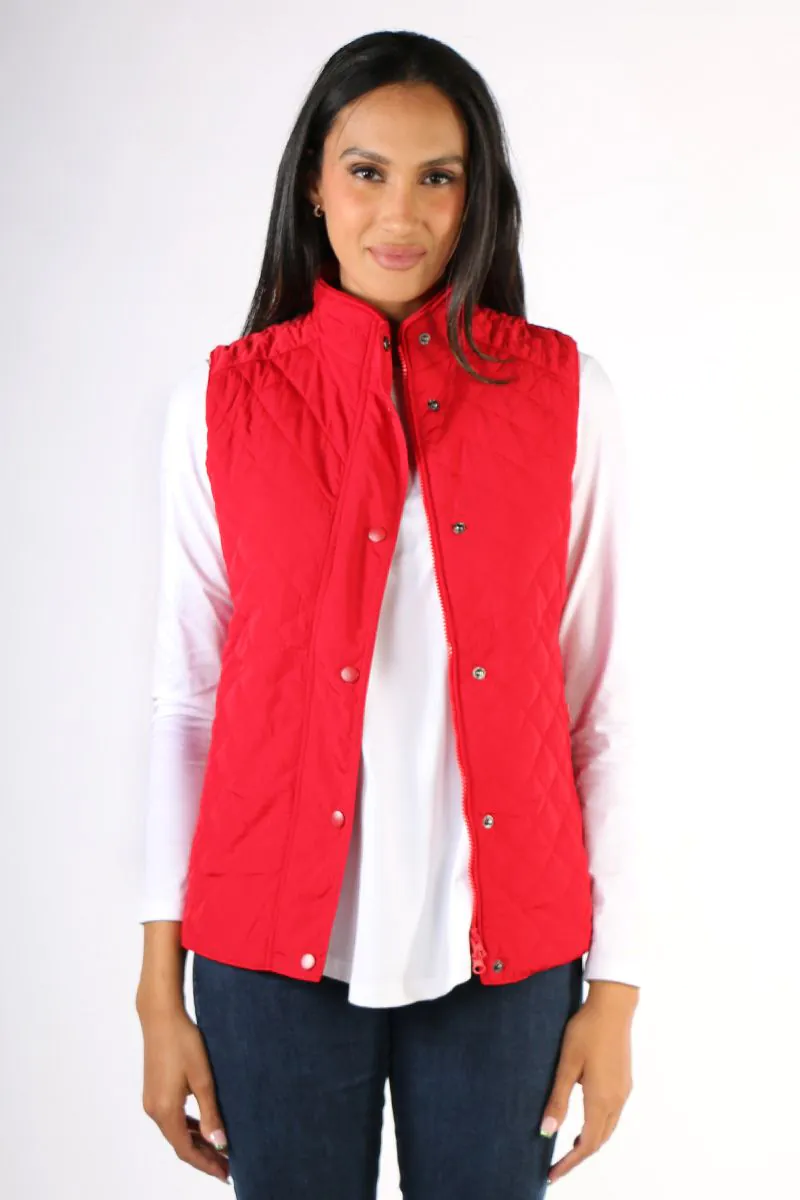 Reads Online Gordon Smith Quilted Vest In Red