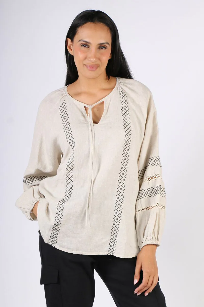 Hammock and vine linen jacket clearance