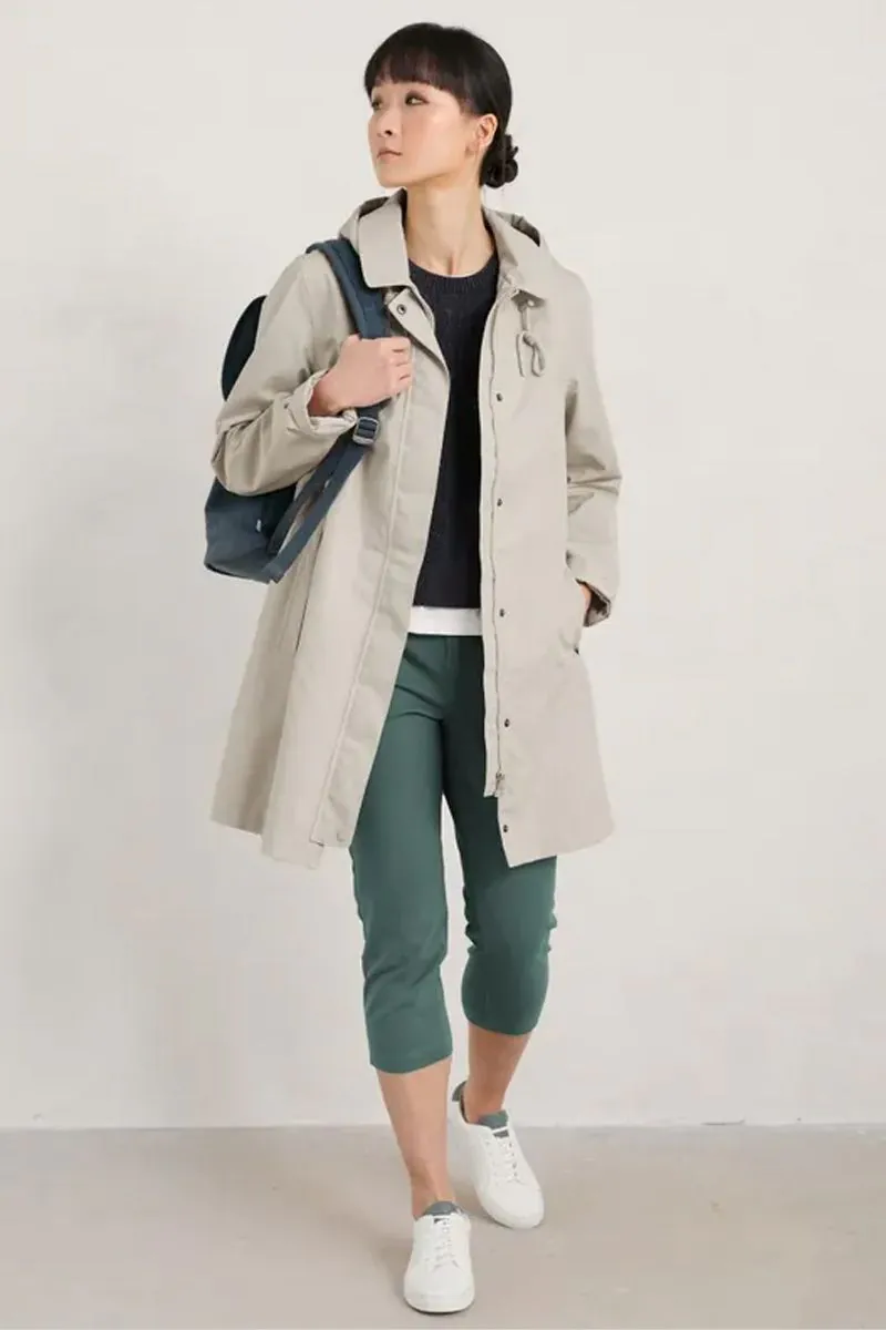 Seasalt Cloudburst Macintosh Everyday Hooded Coat In Driftwood