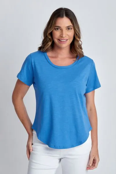 Goondiwindi Cotton Slub Tee In Regatta