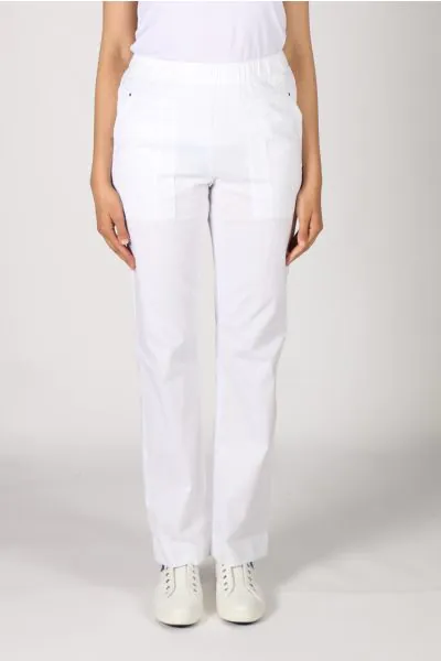 Acrobat Slim Pocket Pant In White