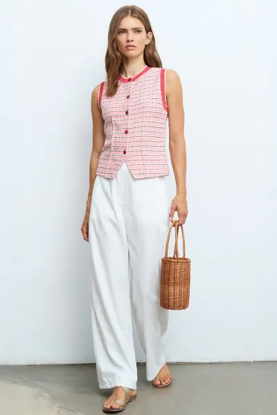 Aldo Martins Finish Pant In White