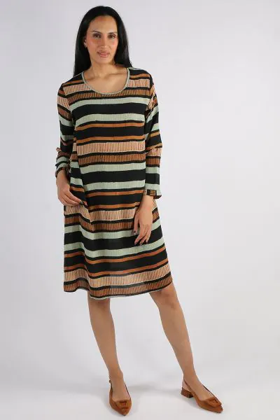 Anupamaa Rosella Ladder Dress In Stripe