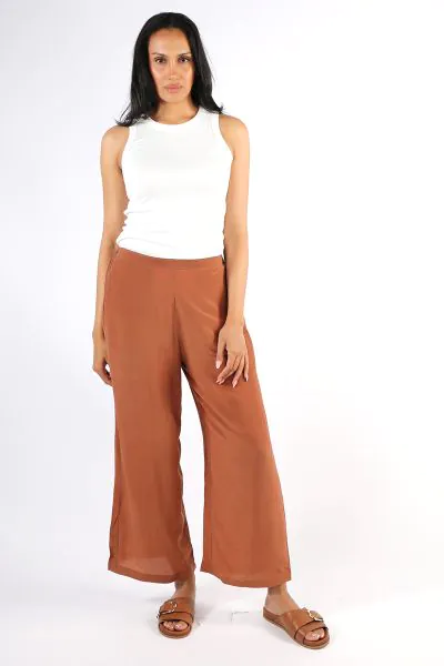 Anupamaa Palazzo Pant In Tan