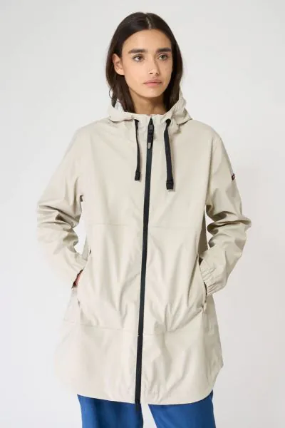 Batela Everyday Raincoat In Moon Beam