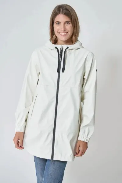 Batela Everyday Raincoat In White