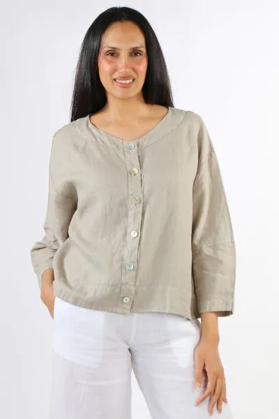 Blueberry Prim Jacket In Beige