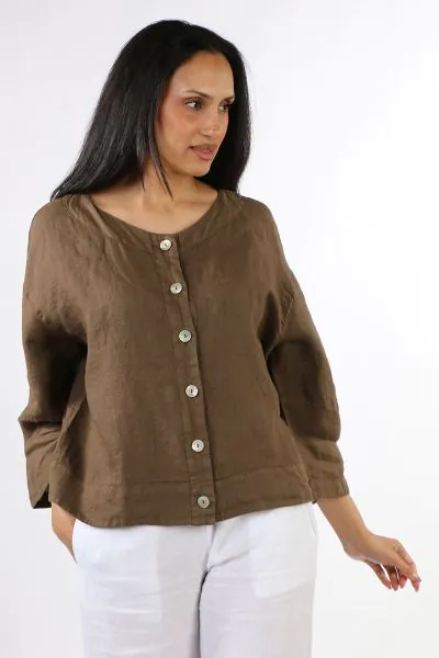 Blueberry Prim Jacket In Chocolate