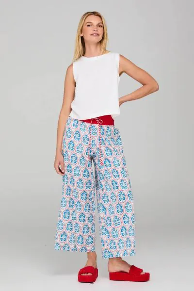 Boom Shankar Ria Emilia Pant In White