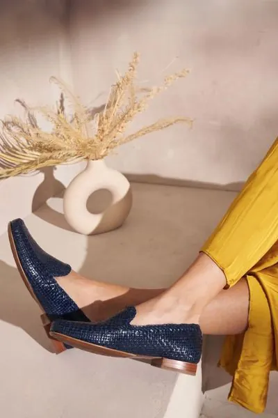 Sioux Cordera Shoe In Indigo