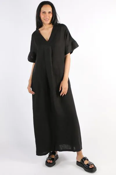 DS Athens Long Maxi Dress In Black