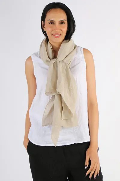 DS Athens Wrap Scarf In Natural
