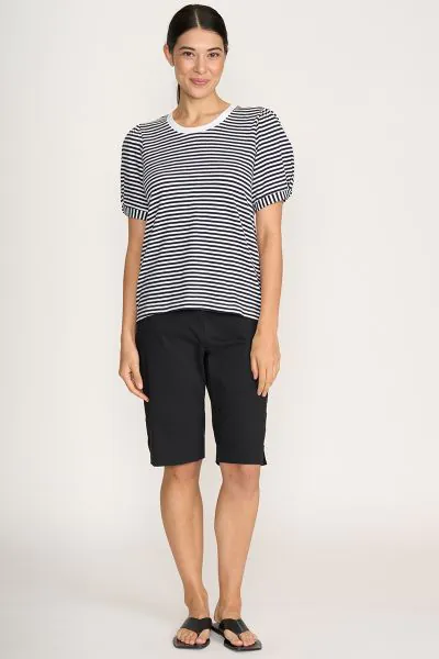 Foil Tee Off Short In Black