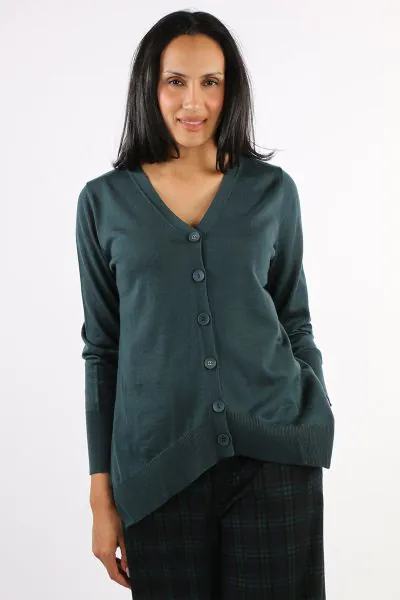Foil Good Odds Cardigan In Ivy