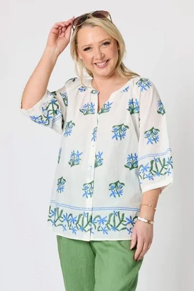 Gordon Smith Florida Top In White