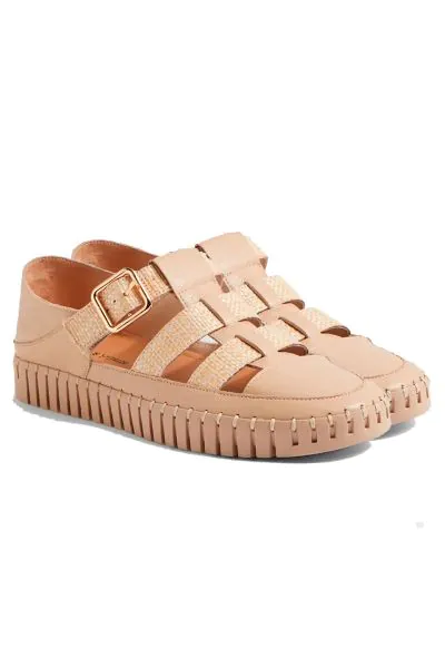 Django and Juliette Hiroko Sandals In Camel