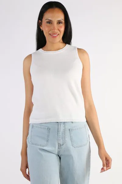 Humidity Collette Tank In White