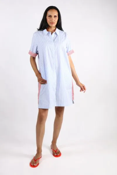 An easy throw on an go is a summer staple dress and Baci gives you just that. In a Washed Crushed Cotton, this dress is perfect to put on after a swim, layer with a tee or on its own. With its Crew neck, this Sleeveless Tiered Tank Dress makes you swing i