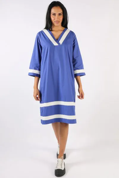 Bagruu Janni Dress In Cobalt