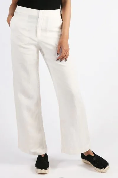 Fly Front Pant By Jump In Ivory