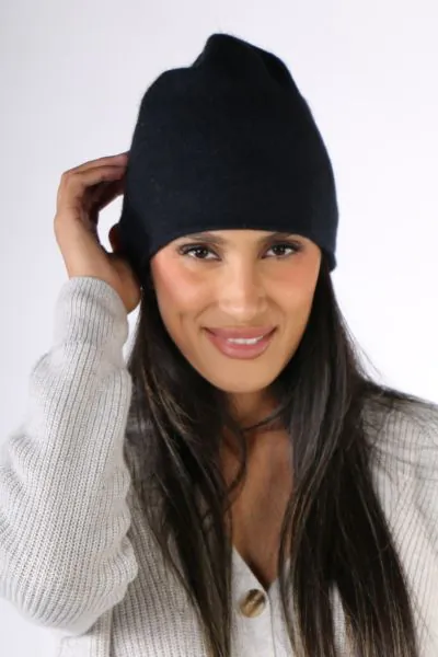 Kapeka Classic Beanie In Ink