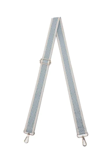 Kiki Bag Strap By Louenhide In Dusty Blue