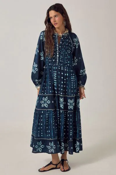 Maison Hotel Kumo Dress In Navy