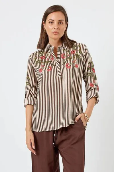 Lula Soul Ontario Shirt In Espresso